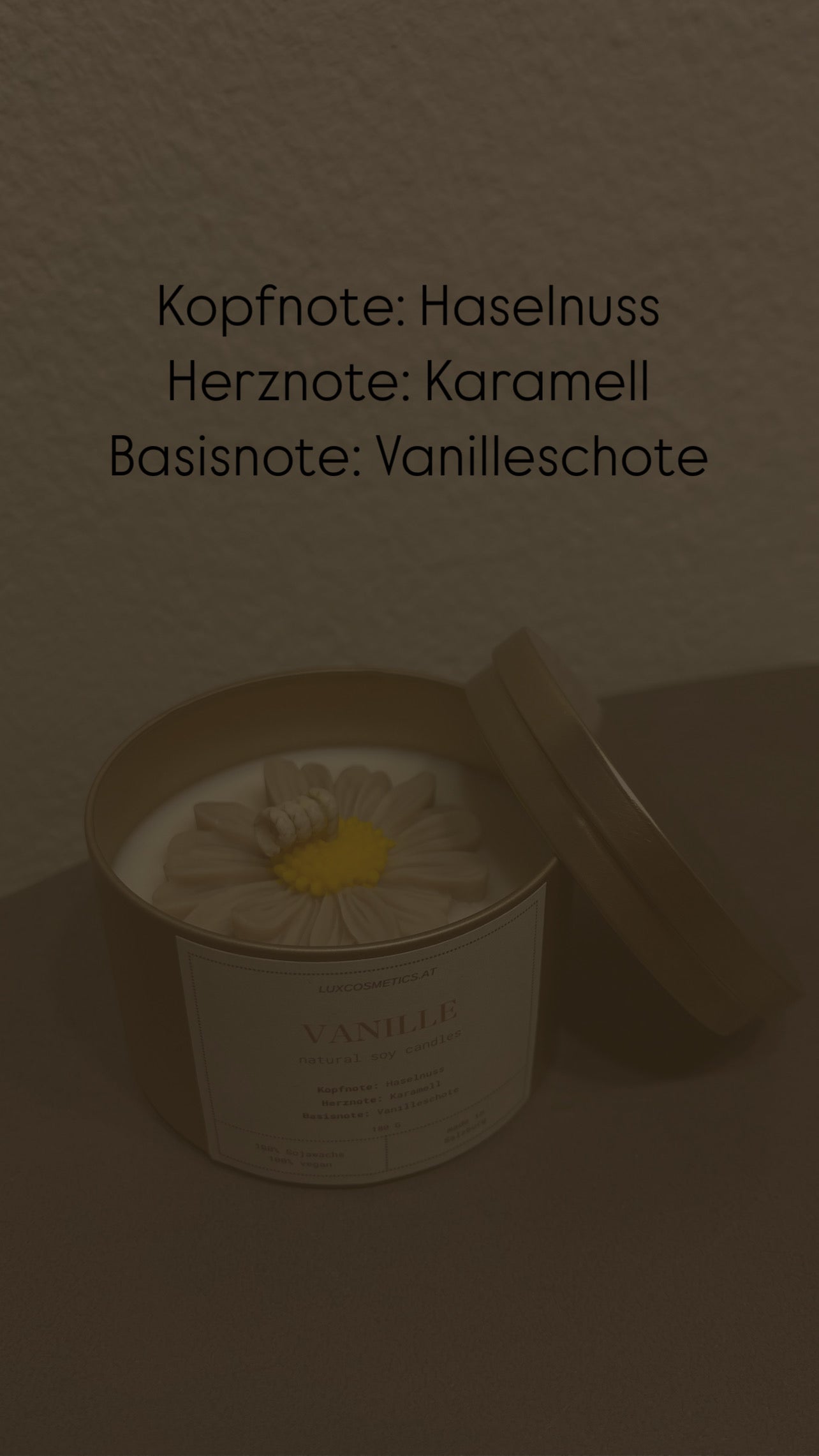 Basic - Duftkerze Vanille Bourbonesse