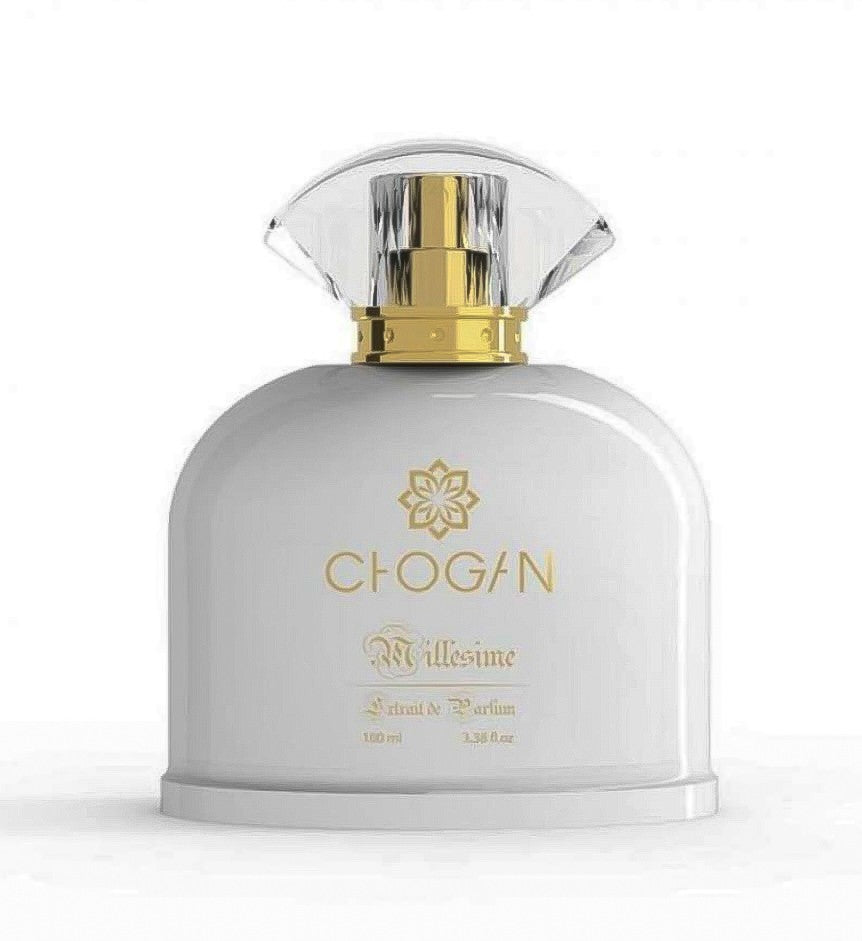 Luxuriöses Parfum Chogan Extrait De Parfum in eleganter weißer Flasche mit Diamantdeckel – hochwertiger Nischenduft für Damen 100 ml