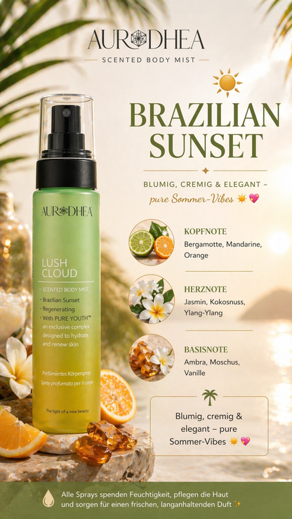 Aurodhea Lush Cloud Body Mist – Brazilian Sunset
