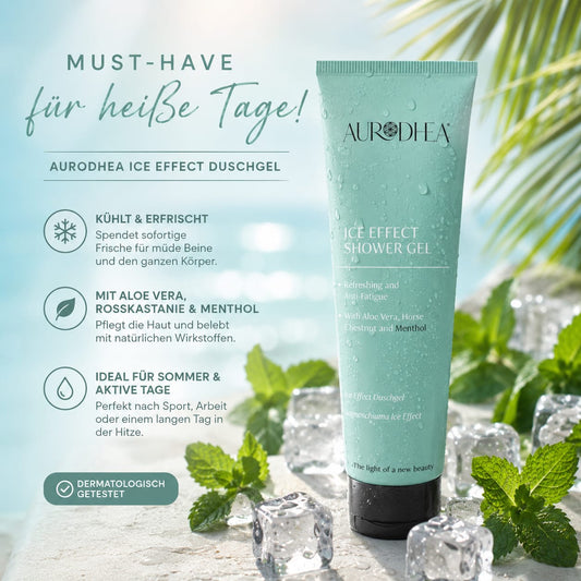 Ice Effekt - Duschgel BS05B, angereichert mit Aloe Vera, Rosskastanie & Menthol