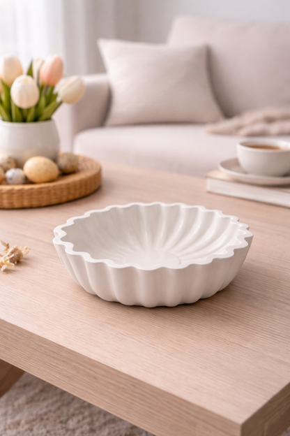 Schale „Soft Shell Bowl“ – aus Beton | Handgemacht | Dekoschale