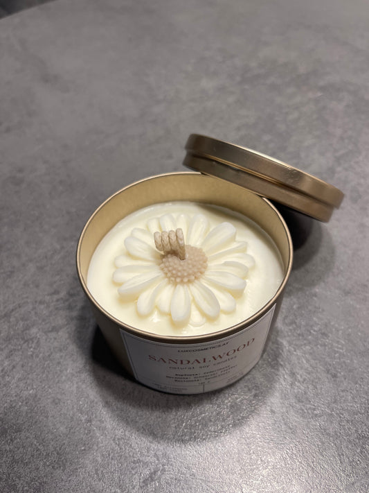 Sandalwood Duftkerze [B-WARE!] handgegossen, Basic