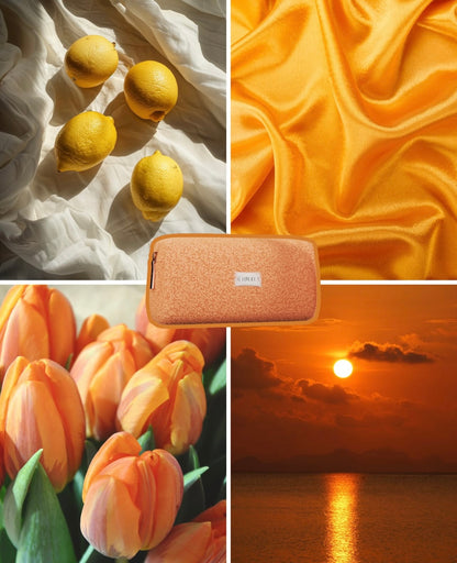 Pflegeset ZITRUS – Peeling & Creme inkl. Teddy-Bag, Moodboard