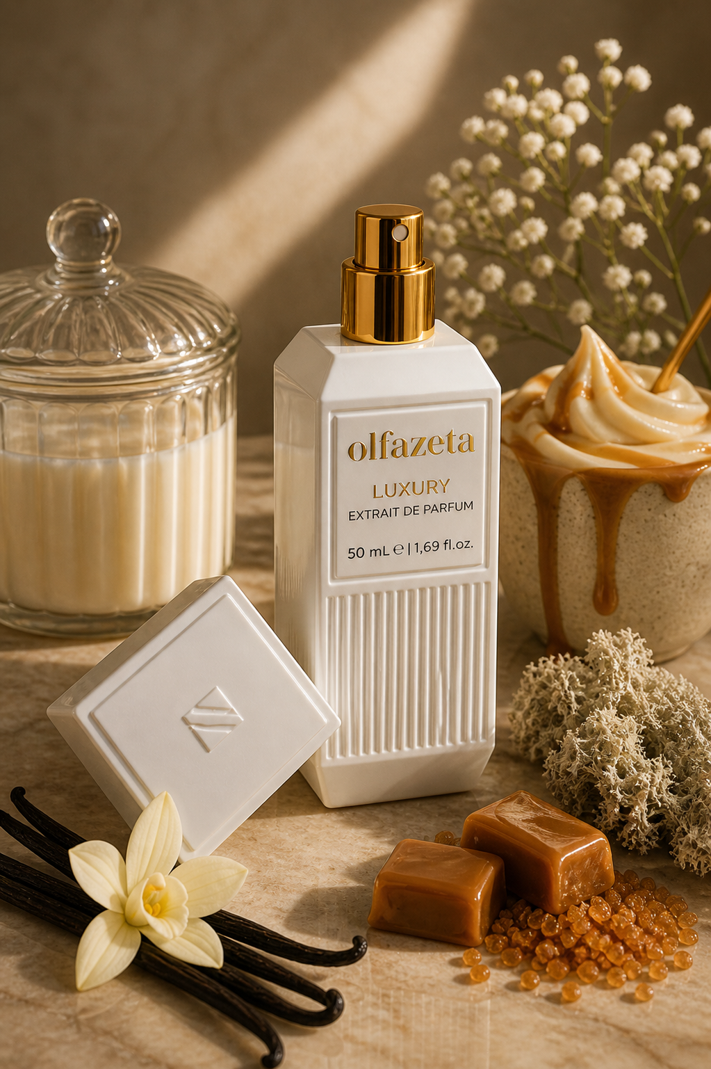 olfazeta Vanilletraum Nr. 144 Parfüm Unisex – cremiger Vanille Duft mit warmen und süßen Noten